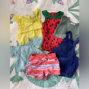 Baby girl Cat & Jack summer bundle 6-12 month